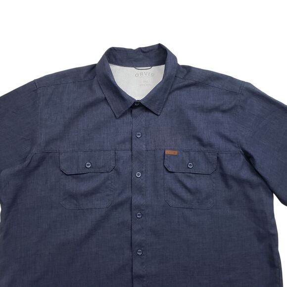 Orvis Tech Shirt Mens XXL Blue Short Sleeve Performance - Picture 10 of 10